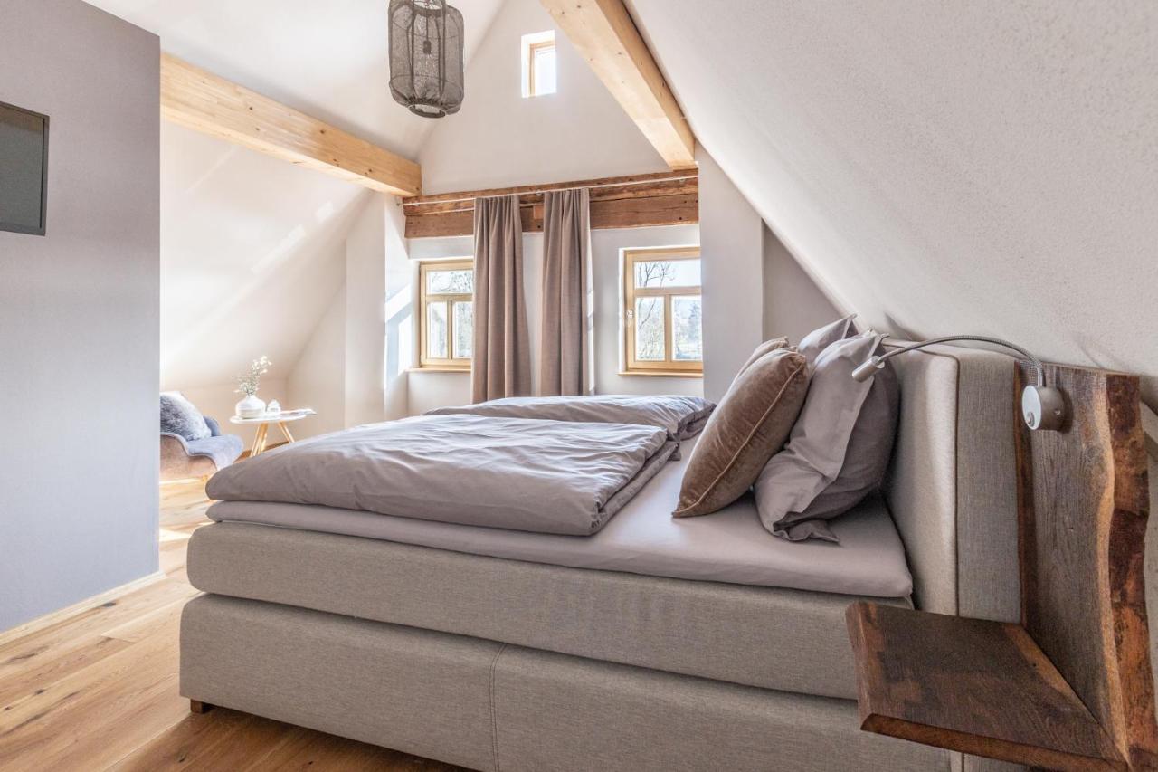 Maindrei - Schlafen Am Fluss Hotel Margetshoechheim ภายนอก รูปภาพ