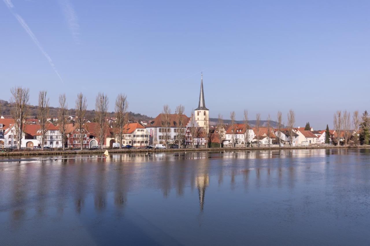Maindrei - Schlafen Am Fluss Hotel Margetshoechheim ภายนอก รูปภาพ